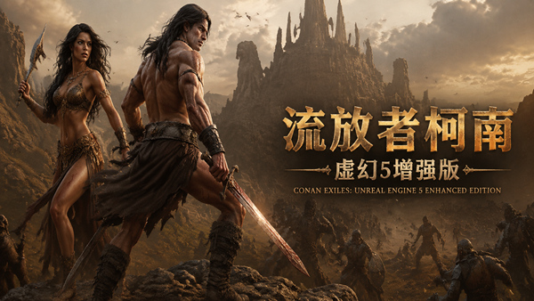 【PC】流放者柯南 虚幻5增强版 豪华中文 V1.0.1 预购特典+全DLC-DORO游戏屋